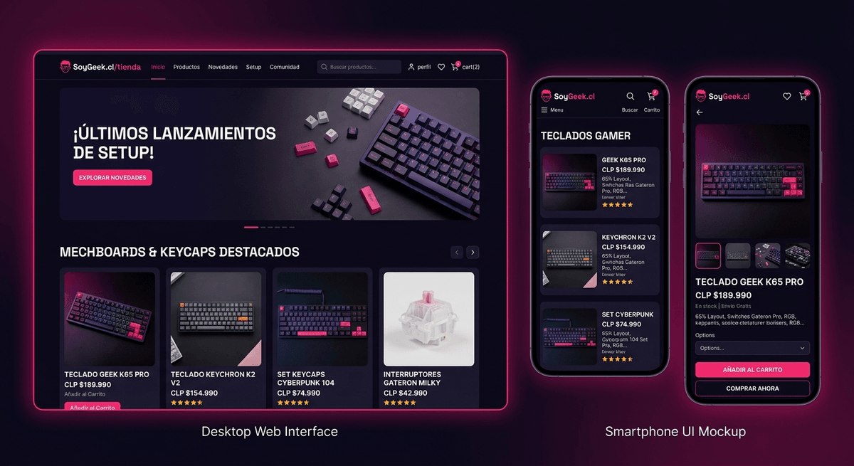 Maqueta de Tienda Online
